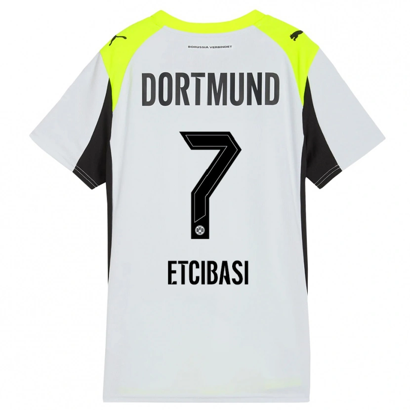 Danxen Homme Maillot Taycan Etcibasi #7 Jaune Fluorescent Tenues Extérieur 2025/26 T-Shirt