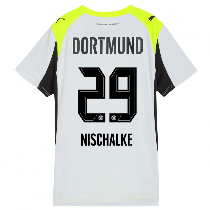 Danxen Homme Maillot Jermain Nischalke #29 Jaune Fluorescent Tenues Extérieur 2025/26 T-Shirt
