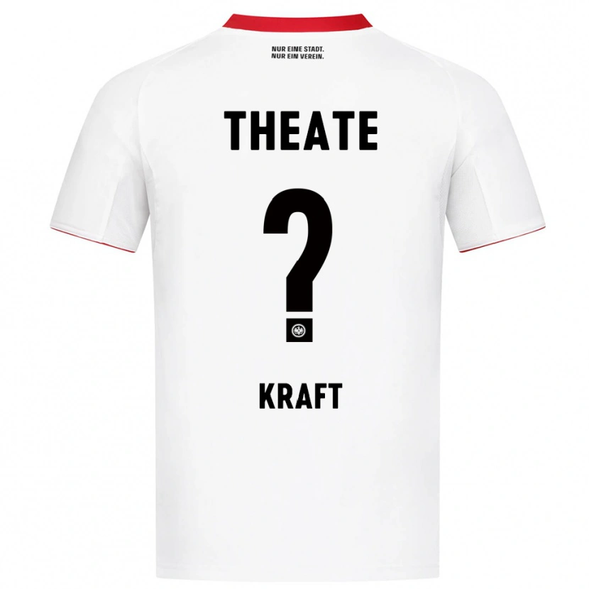 Danxen Homme Maillot Nico Kraft #0 Blanc Rouge Tenues Extérieur 2025/26 T-Shirt