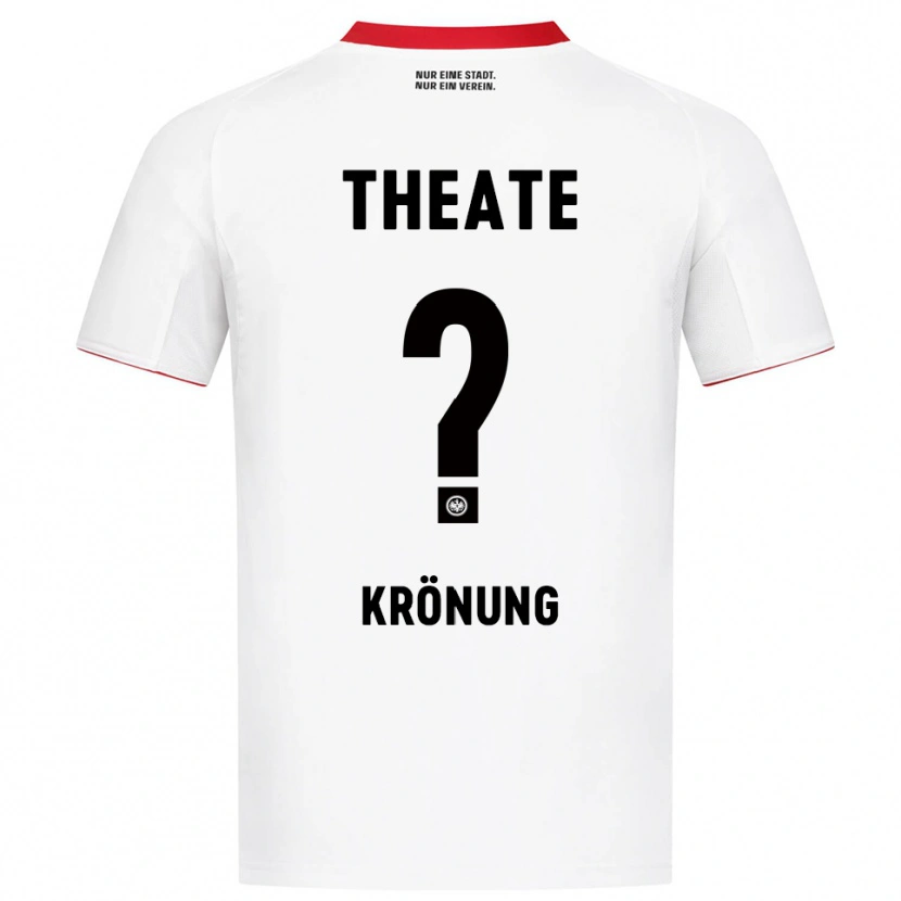 Danxen Homme Maillot Marlon Krönung #0 Blanc Rouge Tenues Extérieur 2025/26 T-Shirt