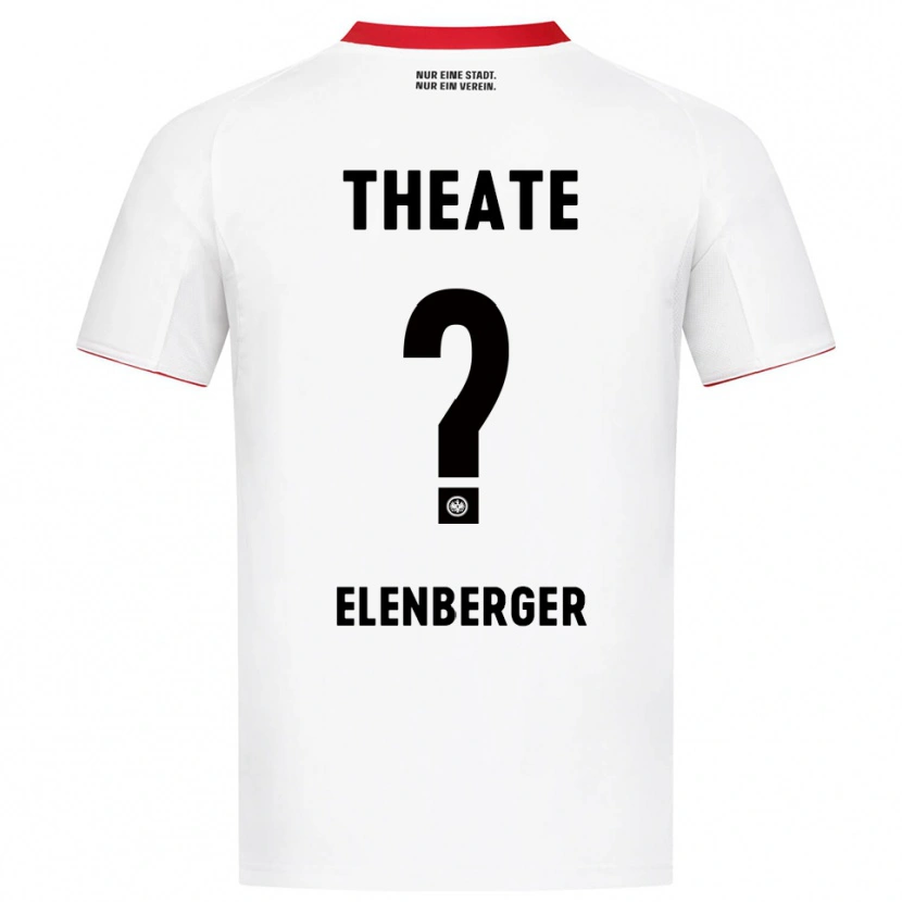 Danxen Homme Maillot Samuel Elenberger #0 Blanc Rouge Tenues Extérieur 2025/26 T-Shirt