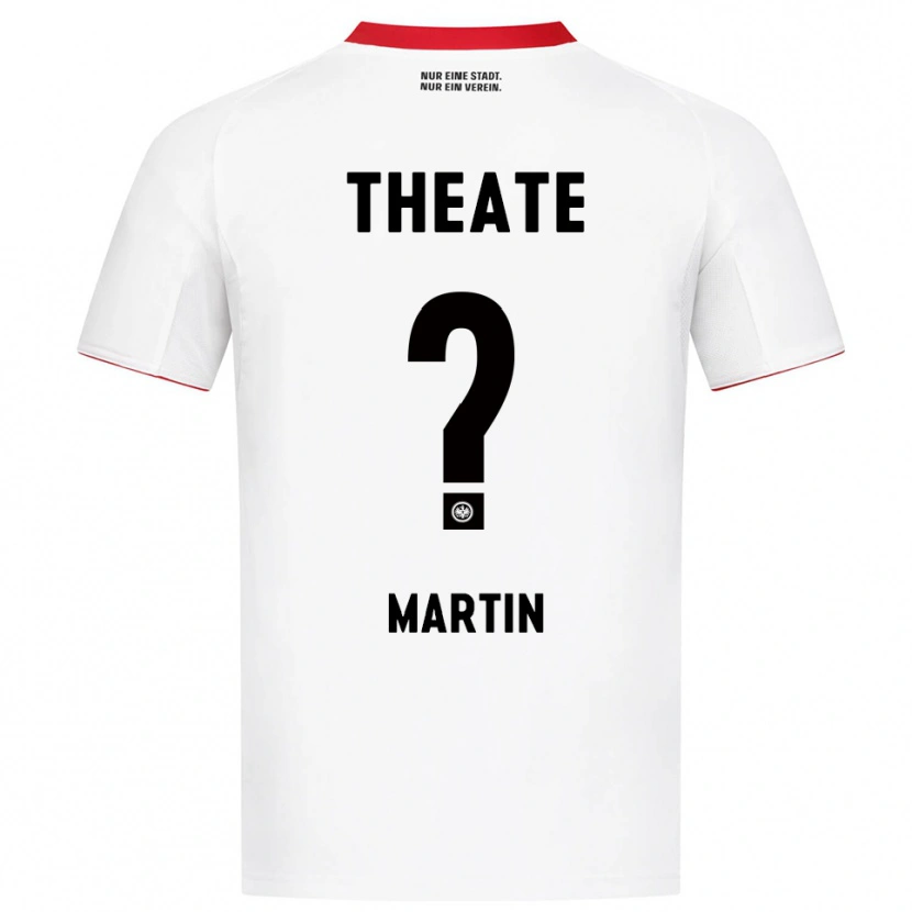 Danxen Homme Maillot Maxim Martin #0 Blanc Rouge Tenues Extérieur 2025/26 T-Shirt