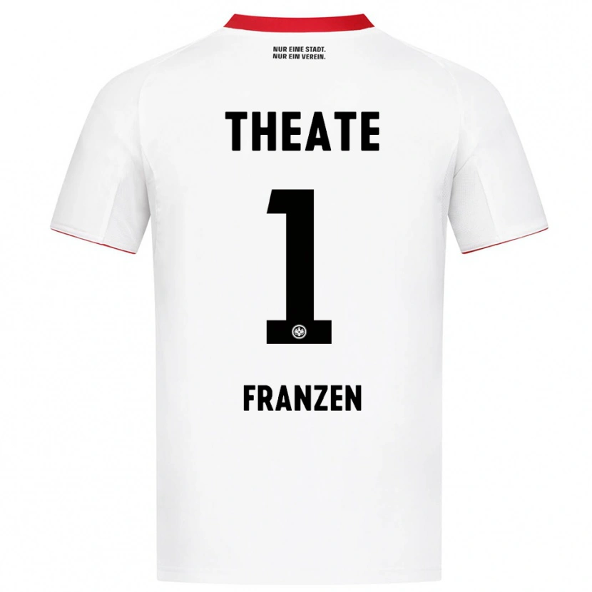 Danxen Homme Maillot Marlon Franzen #1 Blanc Rouge Tenues Extérieur 2025/26 T-Shirt