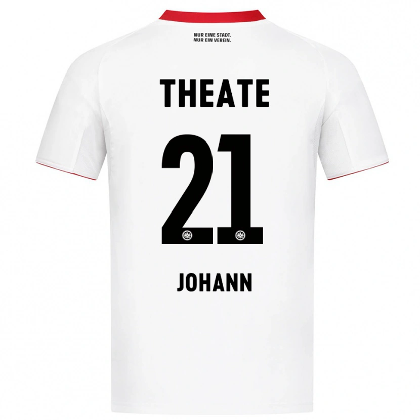 Danxen Homme Maillot Hannah Johann #21 Blanc Rouge Tenues Extérieur 2025/26 T-Shirt