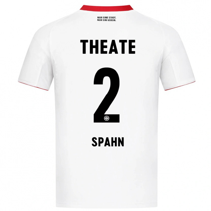 Danxen Homme Maillot Maurice Spahn #2 Blanc Rouge Tenues Extérieur 2025/26 T-Shirt