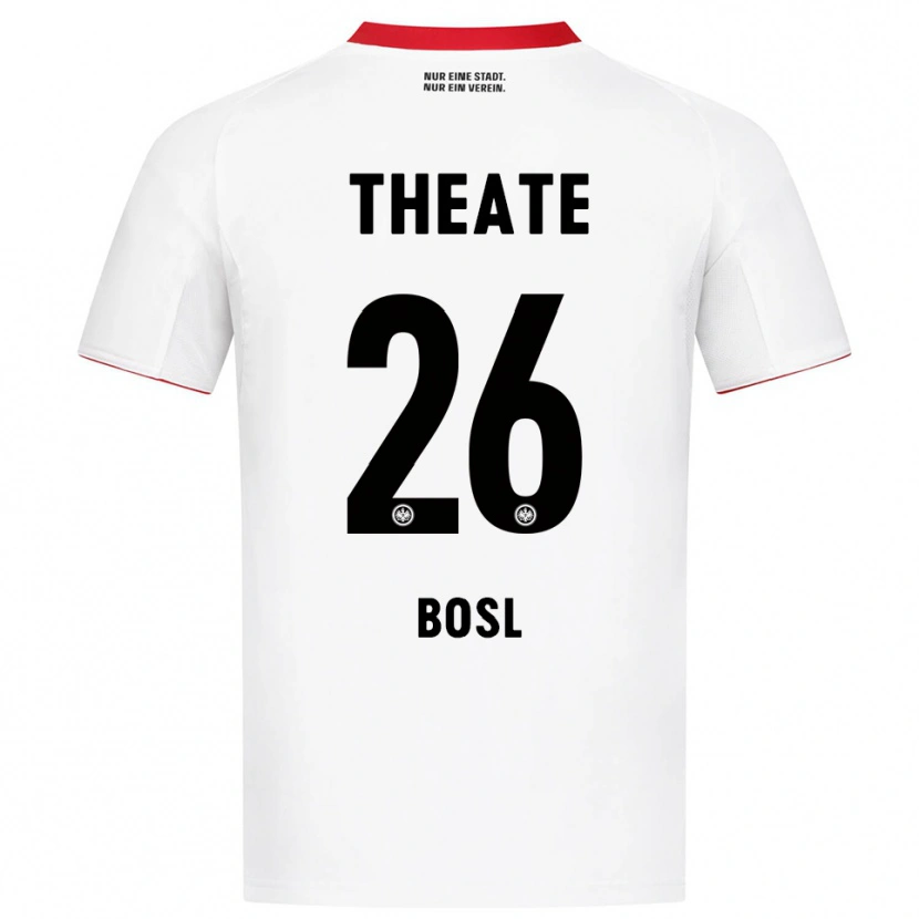 Danxen Homme Maillot Cara Bosl #26 Blanc Rouge Tenues Extérieur 2025/26 T-Shirt
