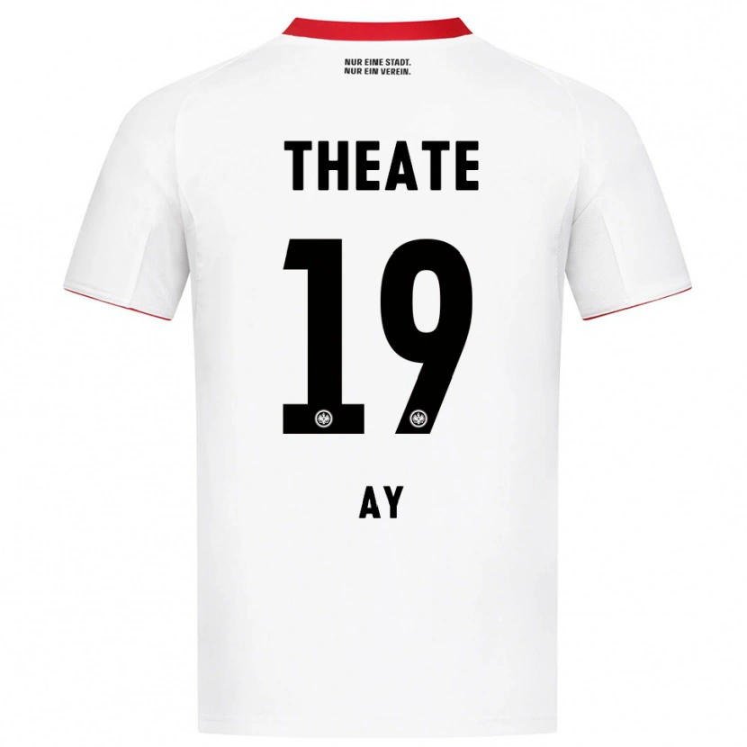 Danxen Homme Maillot Pusat Ay #19 Blanc Rouge Tenues Extérieur 2025/26 T-Shirt