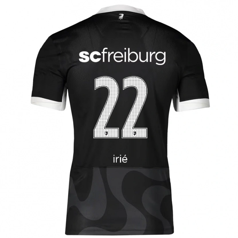 Danxen Homme Maillot Cyriaque Irié #22 Noir Blanc Tenues Extérieur 2025/26 T-Shirt