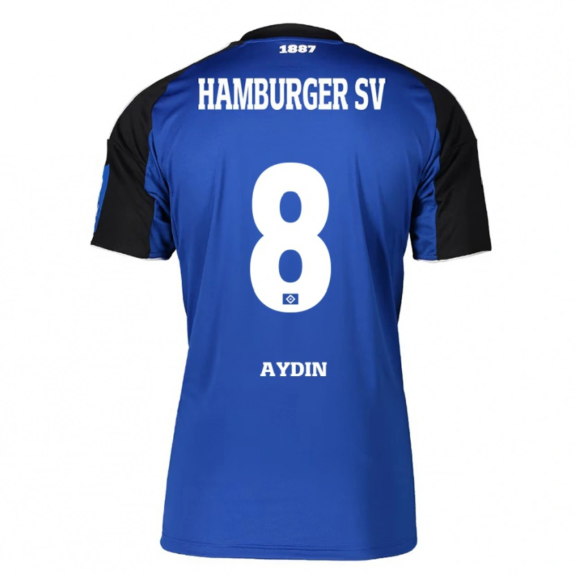 Danxen Homme Maillot Songül Aydin #8 Bleu Noir Tenues Extérieur 2025/26 T-Shirt