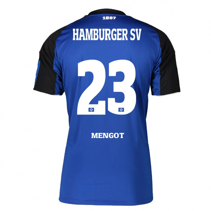 Danxen Homme Maillot Ayukayoh Mengot #23 Bleu Noir Tenues Extérieur 2025/26 T-Shirt