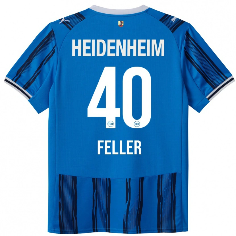 Danxen Homme Maillot Frank Feller #40 Bleu Marine Tenues Extérieur 2025/26 T-Shirt