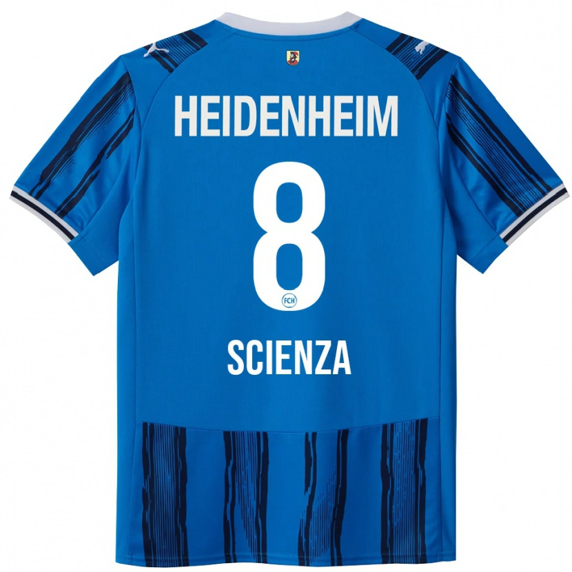 Danxen Homme Maillot Leo Scienza #8 Bleu Marine Tenues Extérieur 2025/26 T-Shirt