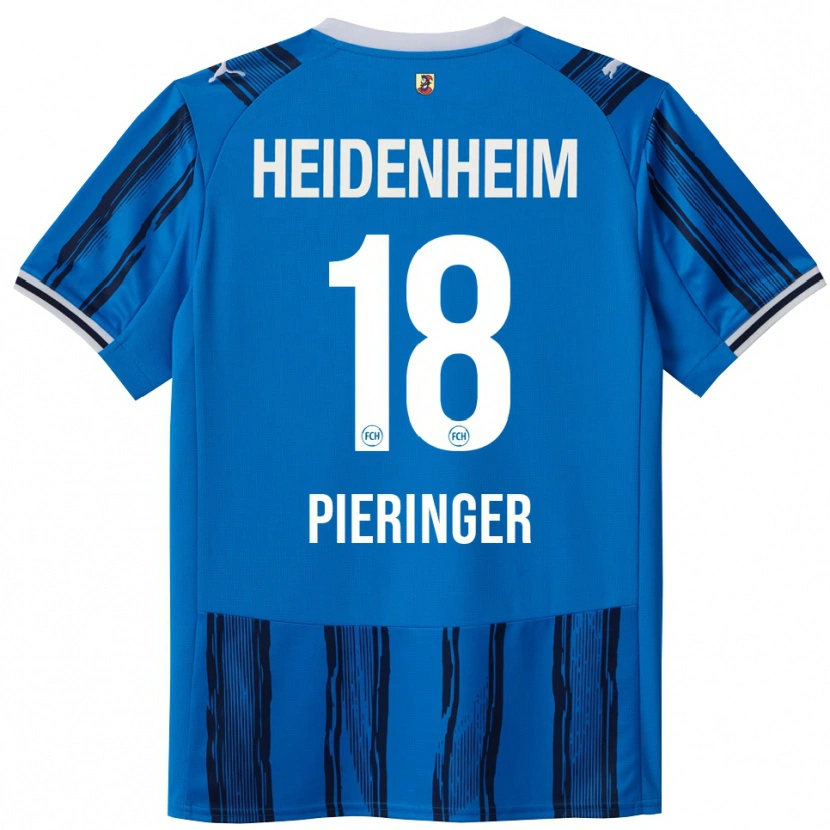 Danxen Homme Maillot Marvin Pieringer #18 Bleu Marine Tenues Extérieur 2025/26 T-Shirt