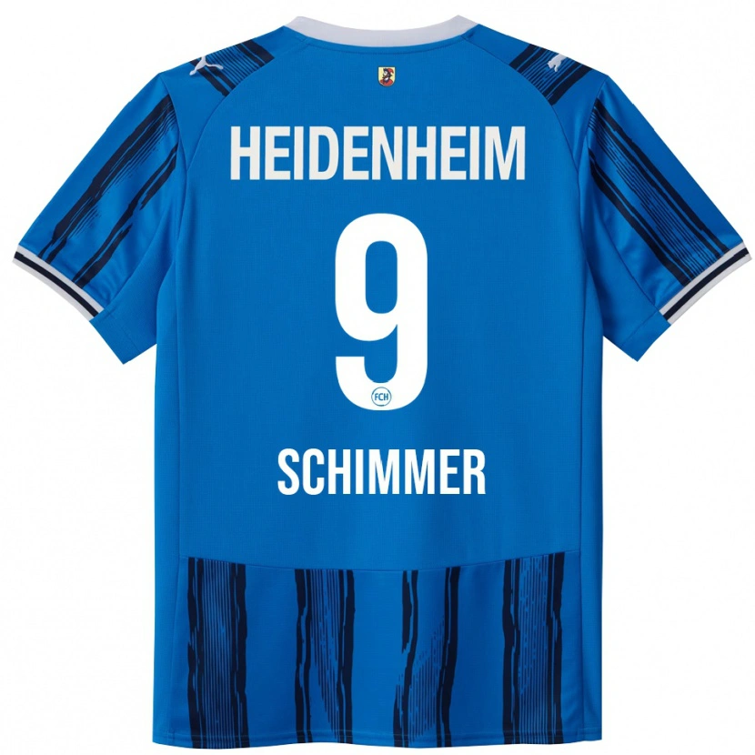 Danxen Homme Maillot Stefan Schimmer #9 Bleu Marine Tenues Extérieur 2025/26 T-Shirt