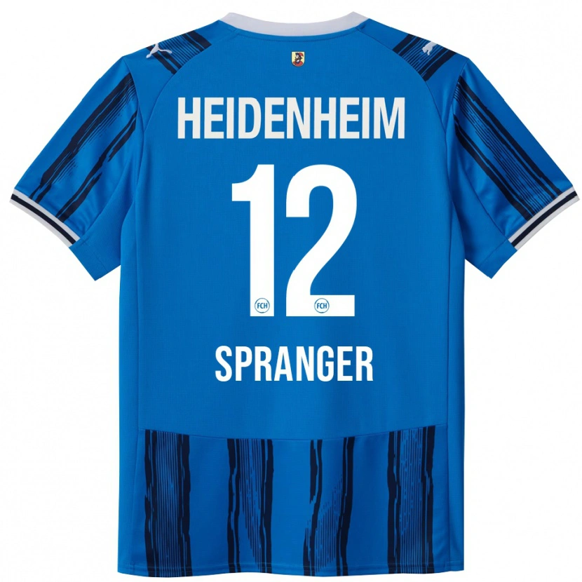 Danxen Homme Maillot Luke Spranger #12 Bleu Marine Tenues Extérieur 2025/26 T-Shirt