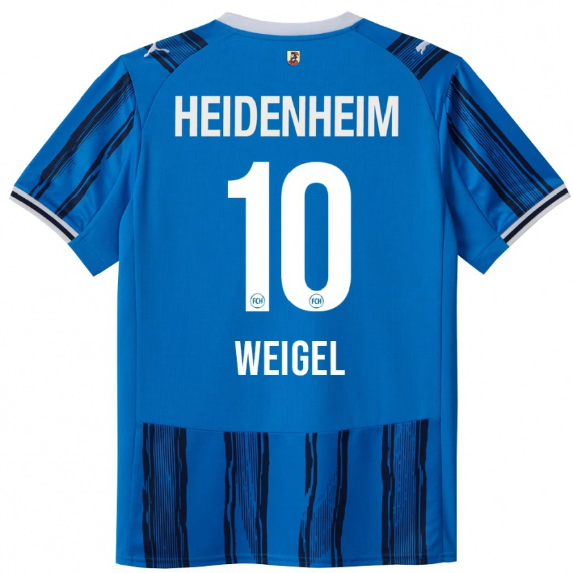Danxen Homme Maillot Tobias Weigel #10 Bleu Marine Tenues Extérieur 2025/26 T-Shirt