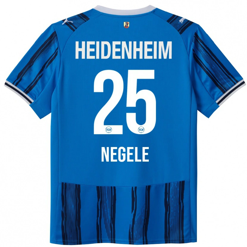 Danxen Homme Maillot Christopher Negele #25 Bleu Marine Tenues Extérieur 2025/26 T-Shirt