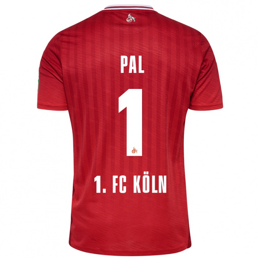 Danxen Homme Maillot Jasmin Pal #1 Rouge Blanc Tenues Extérieur 2025/26 T-Shirt