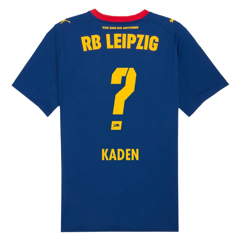 Danxen Homme Maillot Florian Kaden #0 Marine Rouge Tenues Extérieur 2025/26 T-Shirt