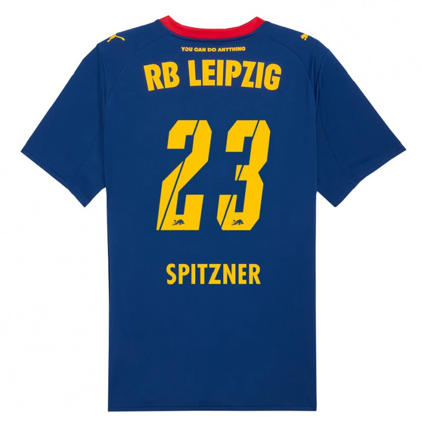 Danxen Homme Maillot Kyra Spitzner #23 Marine Rouge Tenues Extérieur 2025/26 T-Shirt