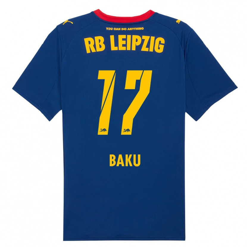 Danxen Homme Maillot Ridle Baku #17 Marine Rouge Tenues Extérieur 2025/26 T-Shirt