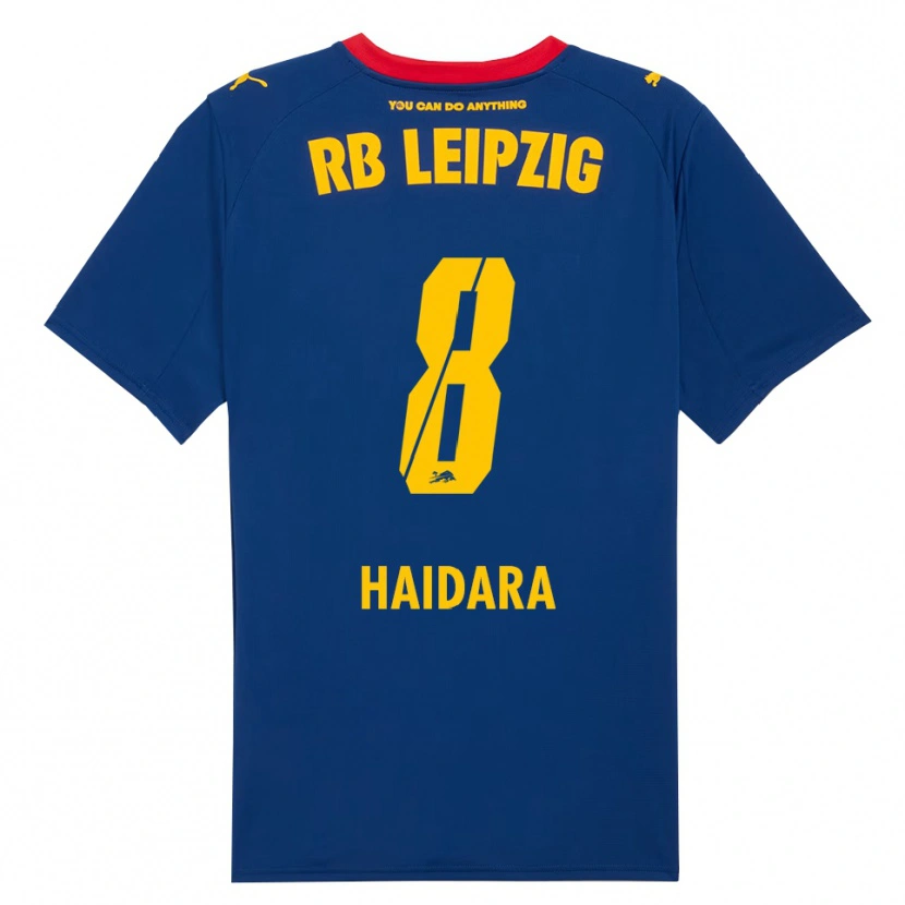 Danxen Homme Maillot Amadou Haidara #8 Marine Rouge Tenues Extérieur 2025/26 T-Shirt