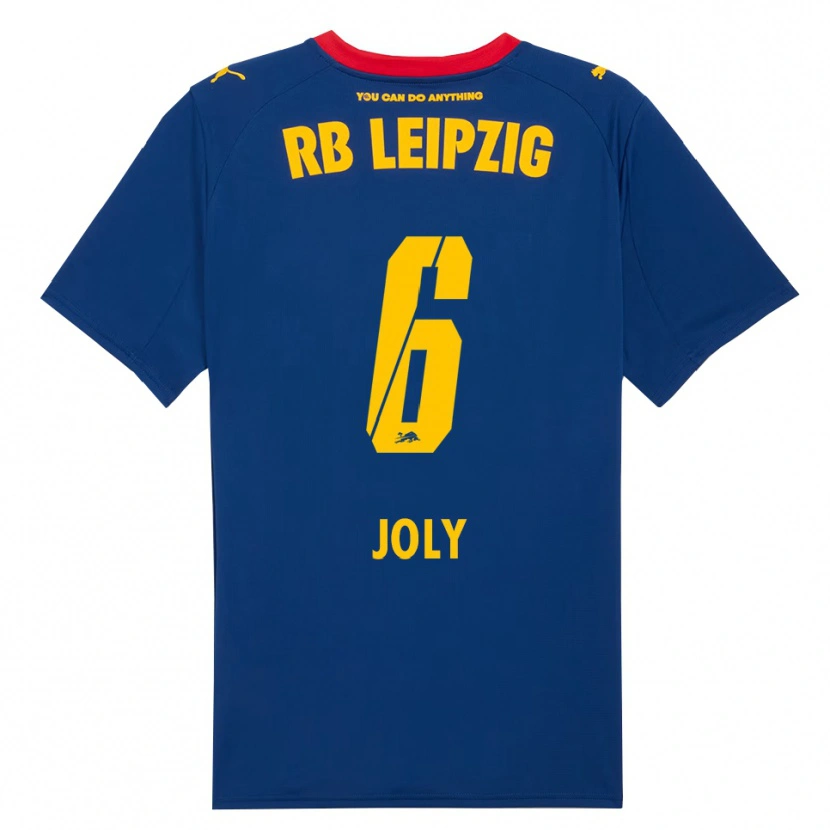 Danxen Homme Maillot Lou-Ann Joly #6 Marine Rouge Tenues Extérieur 2025/26 T-Shirt