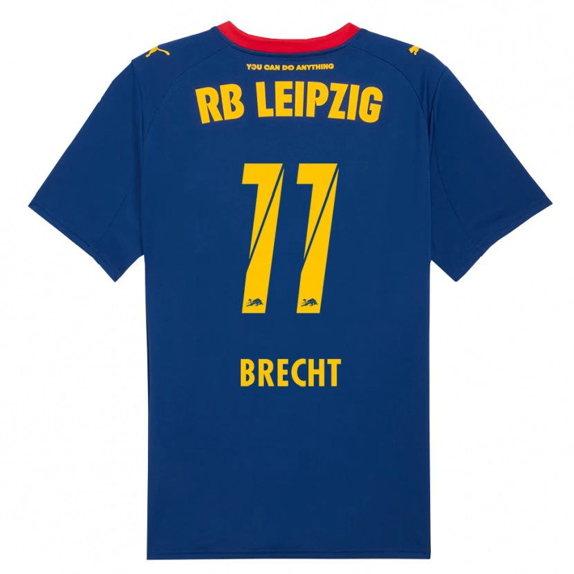 Danxen Homme Maillot Barbara Brecht #11 Marine Rouge Tenues Extérieur 2025/26 T-Shirt