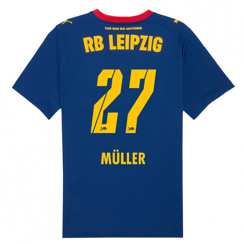 Danxen Homme Maillot Marlene Müller #27 Marine Rouge Tenues Extérieur 2025/26 T-Shirt