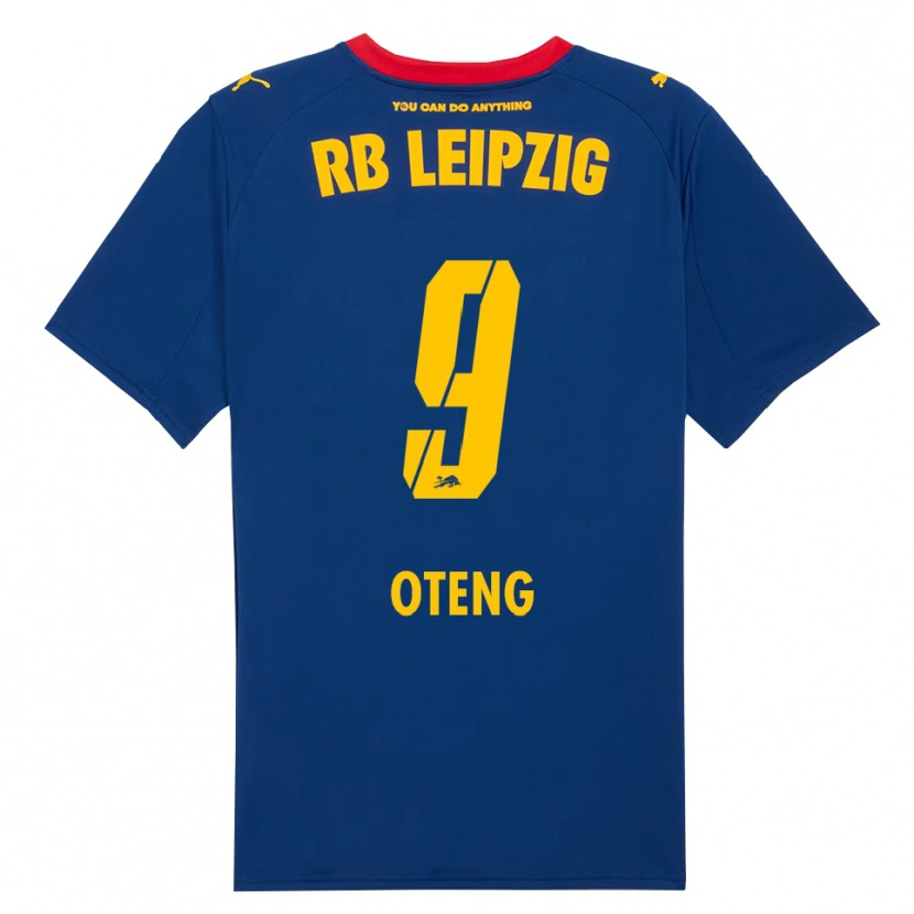 Danxen Homme Maillot Persis Oteng #9 Marine Rouge Tenues Extérieur 2025/26 T-Shirt