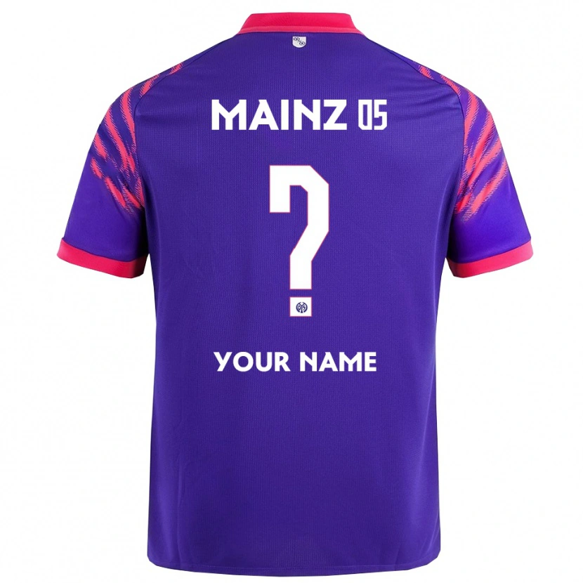 Danxen Homme Maillot Votre Nom #0 Marine Rose Tenues Extérieur 2025/26 T-Shirt