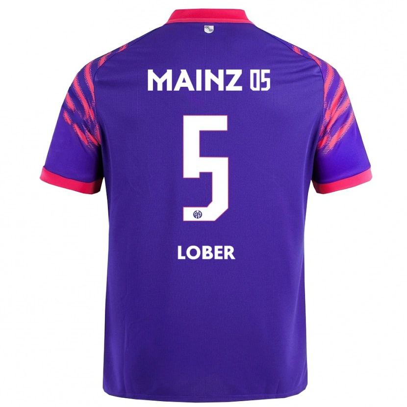 Danxen Homme Maillot Jana Löber #5 Marine Rose Tenues Extérieur 2025/26 T-Shirt