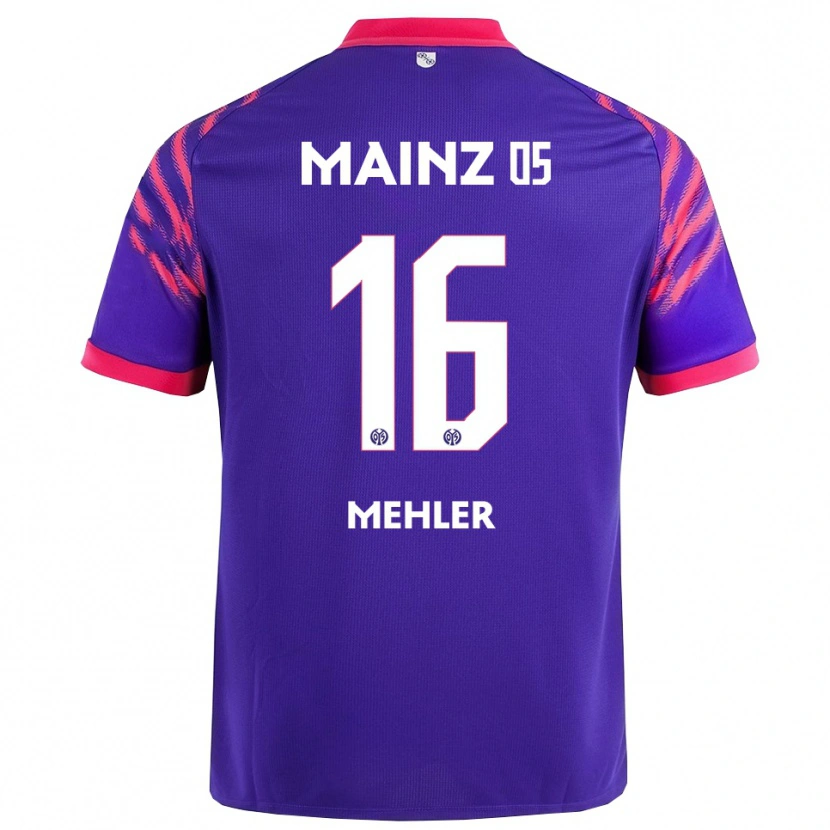 Danxen Homme Maillot Melina Mehler #16 Marine Rose Tenues Extérieur 2025/26 T-Shirt