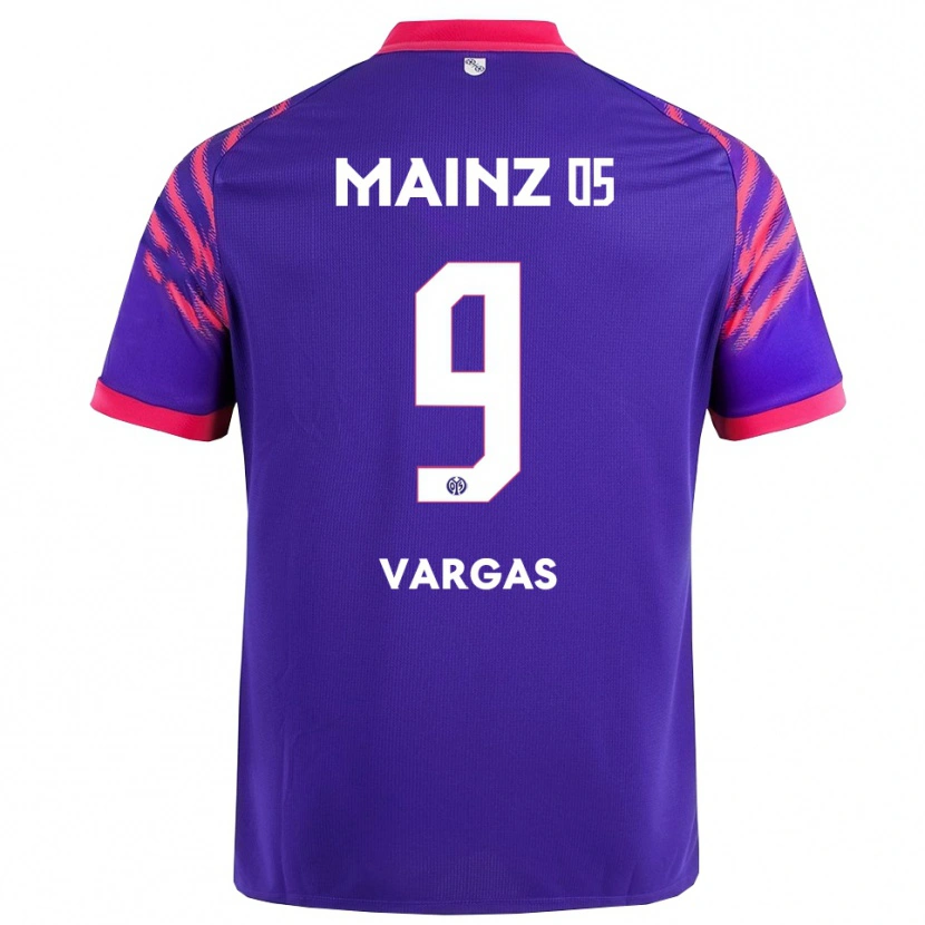 Danxen Homme Maillot Nayrobi Vargas #9 Marine Rose Tenues Extérieur 2025/26 T-Shirt