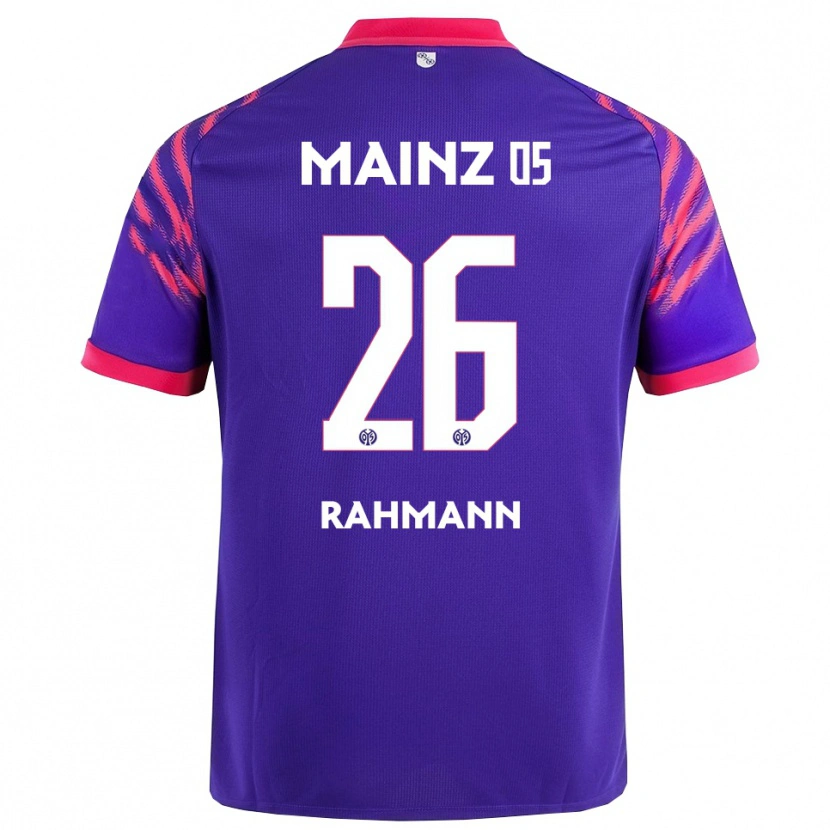 Danxen Homme Maillot Luke Rahmann #26 Marine Rose Tenues Extérieur 2025/26 T-Shirt
