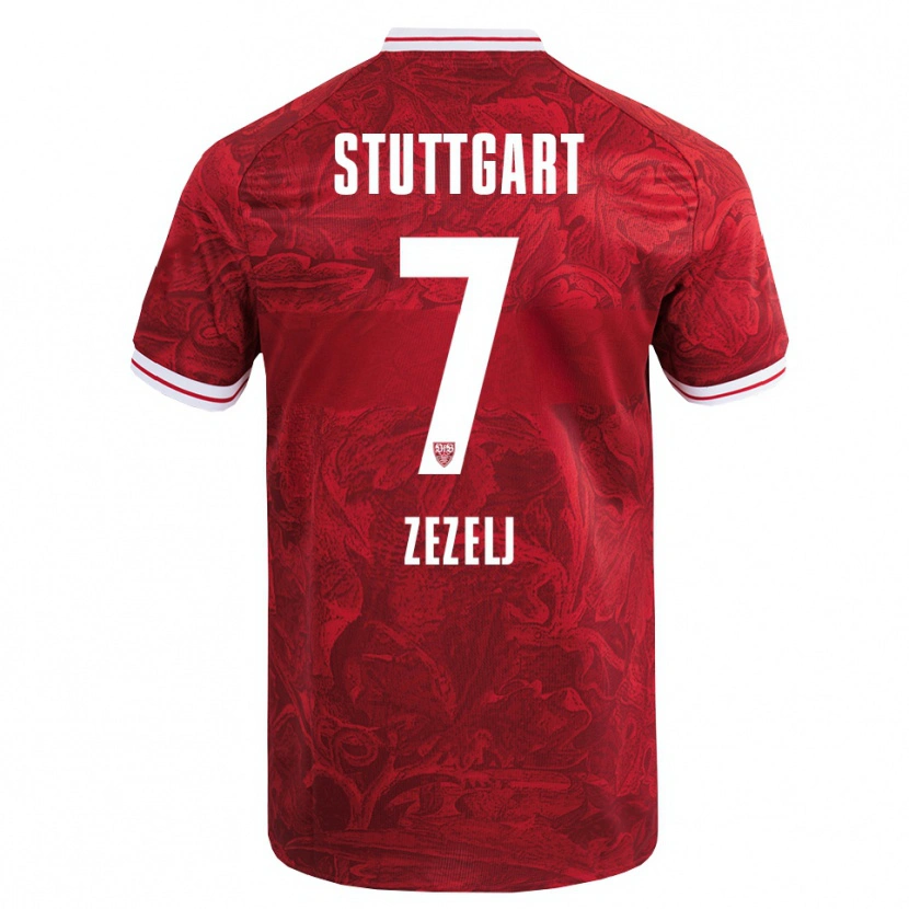 Danxen Homme Maillot Neno Zezelj #7 Rouge Noir Tenues Extérieur 2025/26 T-Shirt