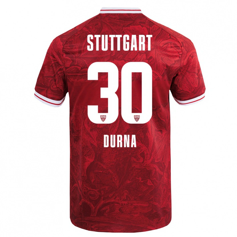 Danxen Homme Maillot Tuncay Durna #30 Rouge Noir Tenues Extérieur 2025/26 T-Shirt