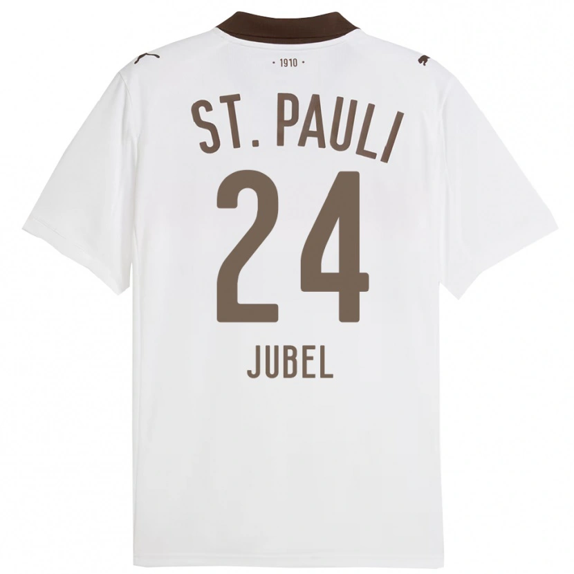 Danxen Homme Maillot Lina Jubel #24 Blanc Rouge Tenues Extérieur 2025/26 T-Shirt
