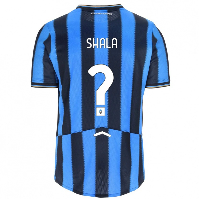 Danxen Femme Maillot Leon Shala #0 Bleu Ciel Noir Tenues Domicile 2025/26 T-Shirt