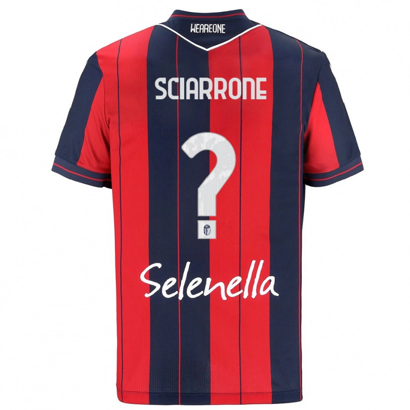 Danxen Femme Maillot Beatrice Sciarrone #0 Rouge Marine Tenues Domicile 2025/26 T-Shirt