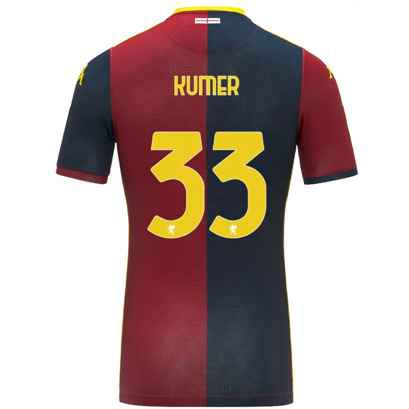 Danxen Femme Maillot Alin Kumer Celik #33 Rouge Bleu Roi Tenues Domicile 2025/26 T-Shirt