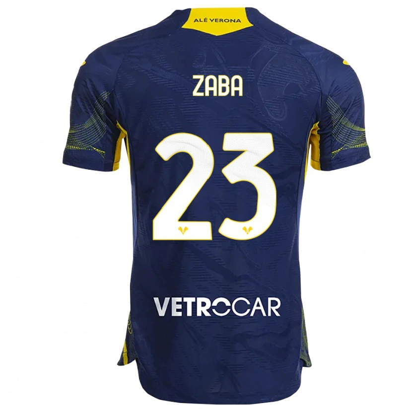 Danxen Femme Maillot Nelson Zaba #23 Marine Jaune Tenues Domicile 2025/26 T-Shirt