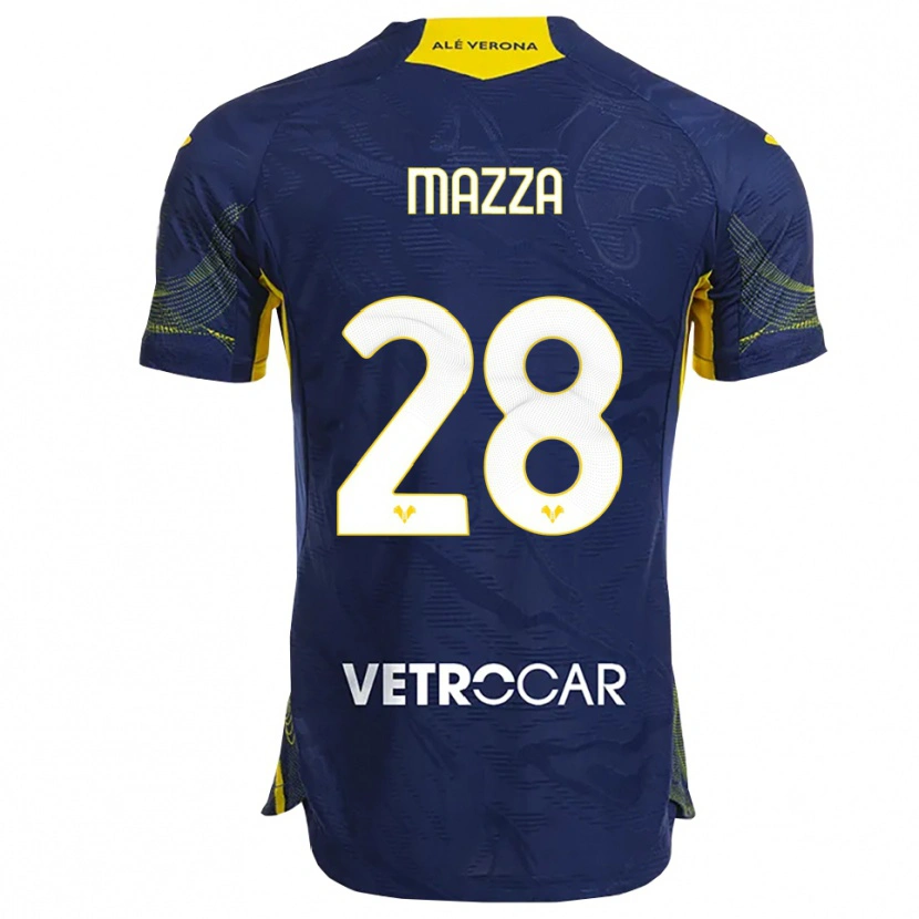 Danxen Femme Maillot Vittoria Karol Mazza #28 Marine Jaune Tenues Domicile 2025/26 T-Shirt