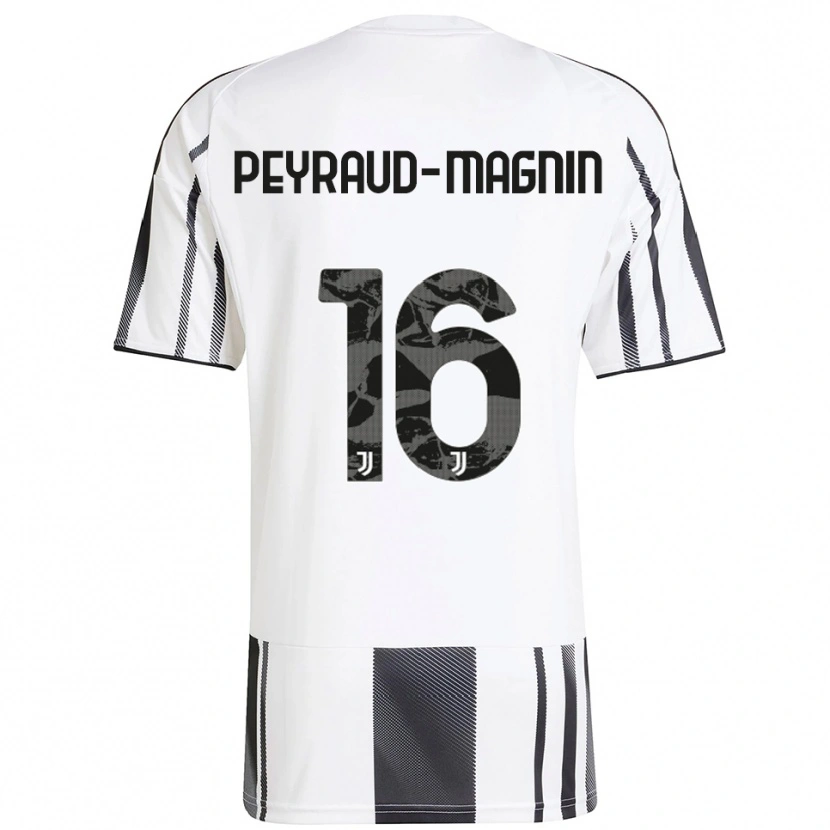Danxen Femme Maillot Pauline Camille Peyraud-Magnin #16 Blanc Noir Tenues Domicile 2025/26 T-Shirt