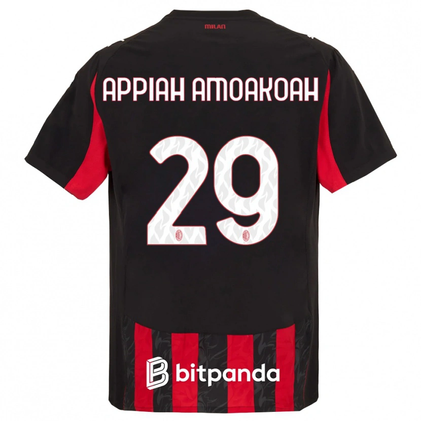 Danxen Femme Maillot Karen Appiah Amoakoah #29 Rouge Noir Tenues Domicile 2025/26 T-Shirt