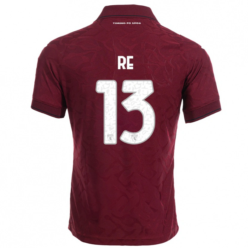 Danxen Femme Maillot Martino Re #13 Bourgogne Blanc Tenues Domicile 2025/26 T-Shirt