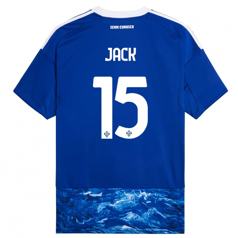 Danxen Femme Maillot Fellipe Jack #15 Bleu Blanc Tenues Domicile 2025/26 T-Shirt