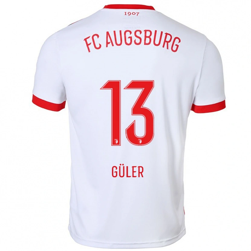 Danxen Femme Maillot Mete Güler #13 Blanc Rouge Tenues Domicile 2025/26 T-Shirt