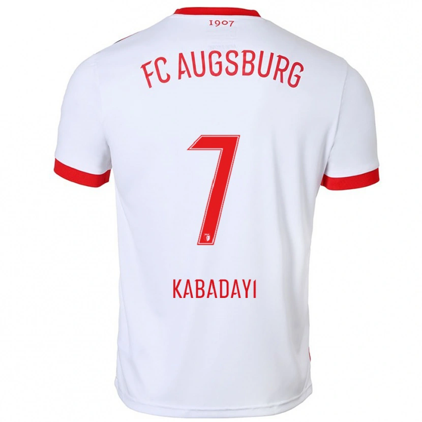 Danxen Femme Maillot Yusuf Kabadayi #7 Blanc Rouge Tenues Domicile 2025/26 T-Shirt