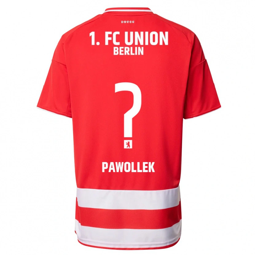 Danxen Femme Maillot Tanja Pawollek #0 Rouge Blanc Tenues Domicile 2025/26 T-Shirt